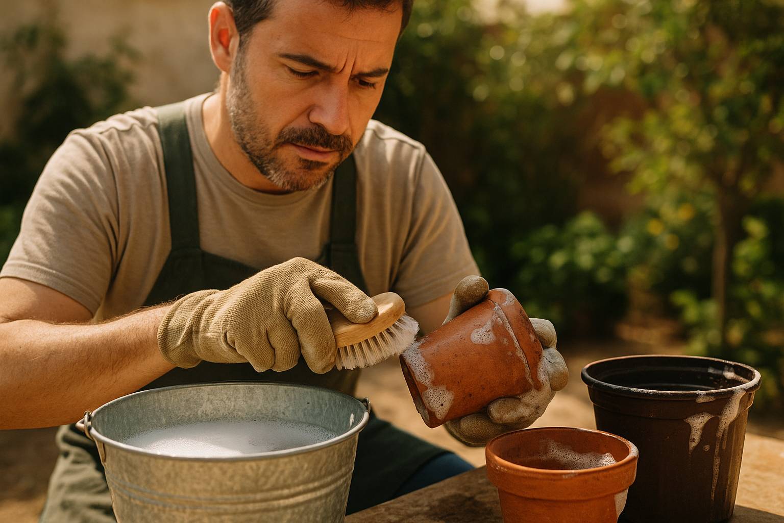 Cómo desinfectar las macetas antes de plantar de nuevo