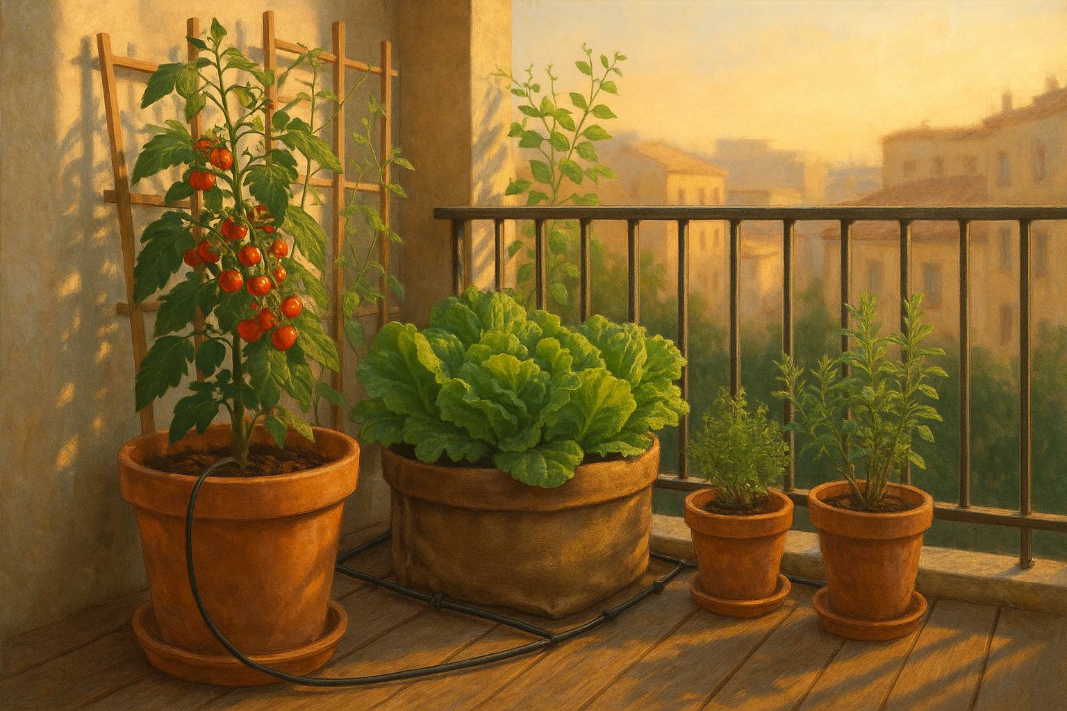 Cómo hacer un huerto en balcones pequeños paso a paso