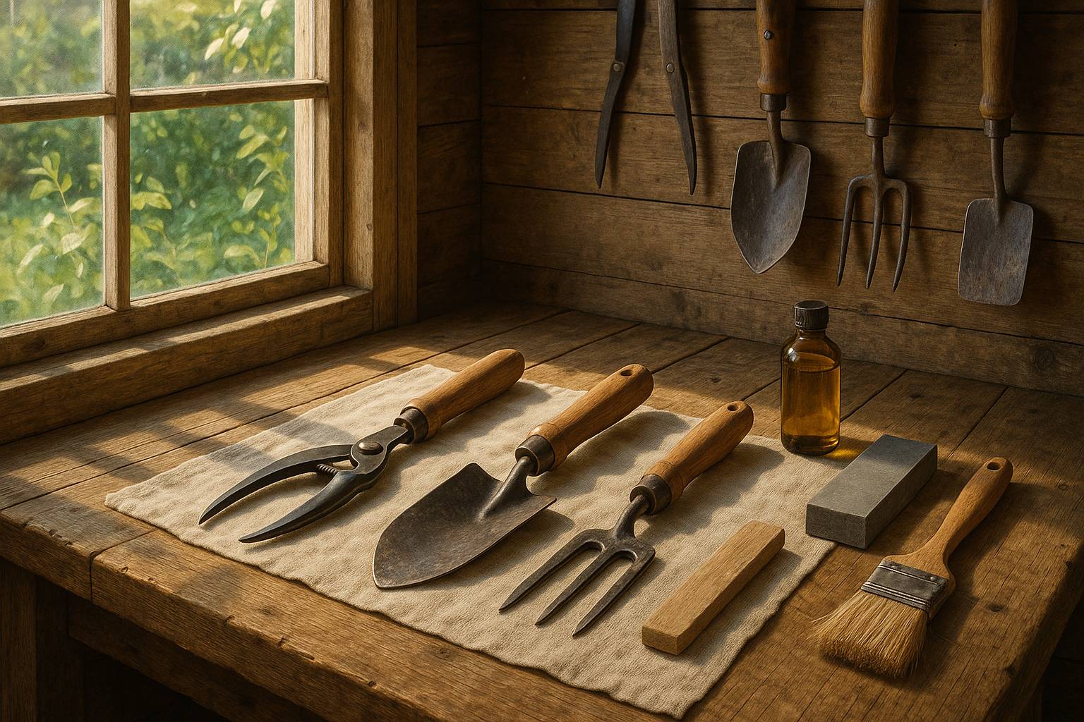 Cómo mantener las herramientas de jardinería en perfecto estado