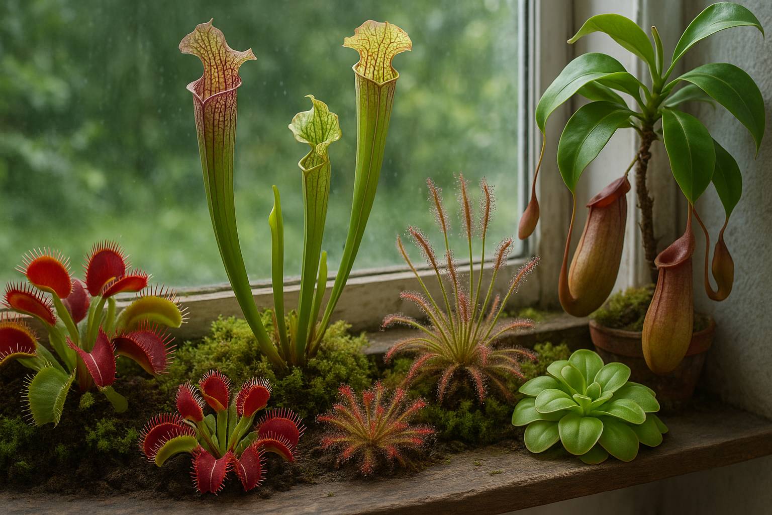 Plantas carnívoras domésticas y cómo cuidarlas